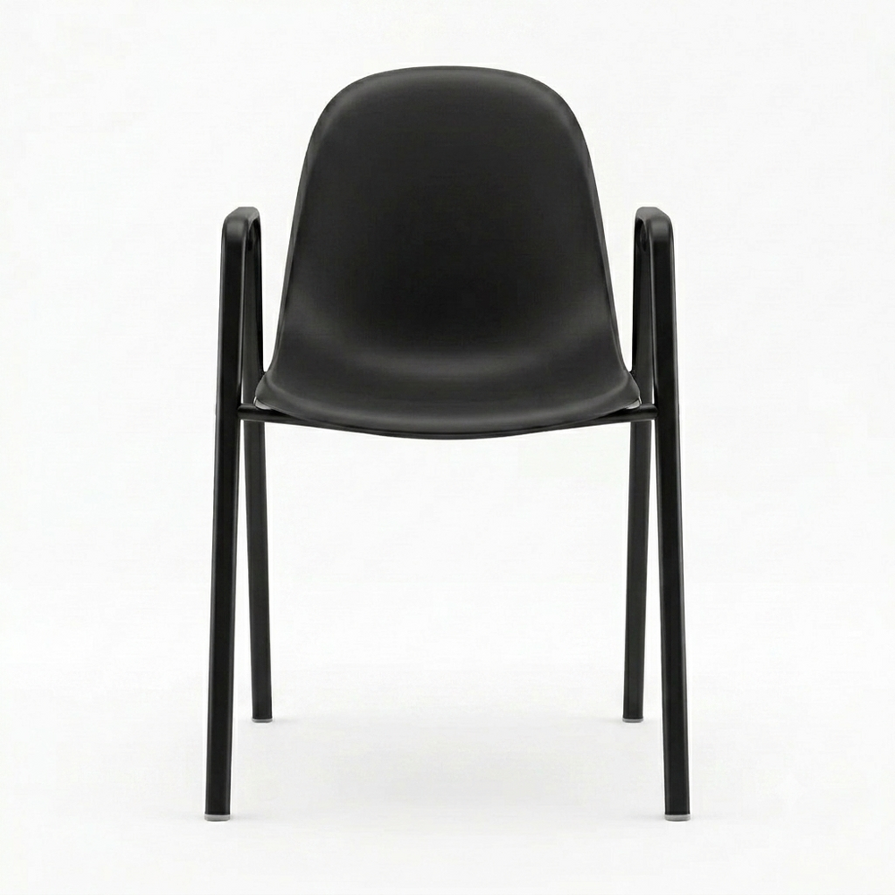 NxtChair Stacking Chair — ISO Frame with Armrests